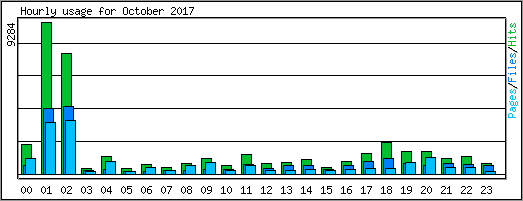 Hourly usage